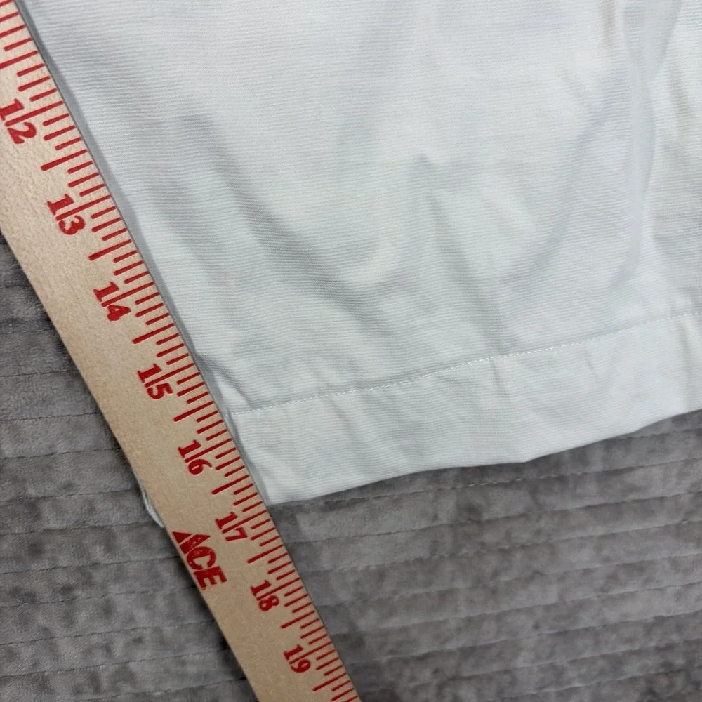 Lululemon Mens 36x17‎ Ivory Belted Utilitech Relaxed Fit Shorts LM5ACTS No Belt